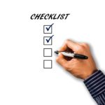 checklist for sales
