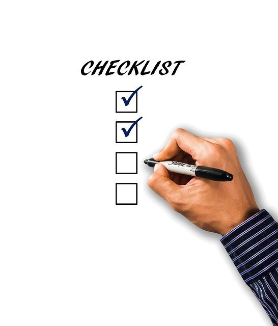 sales checklist